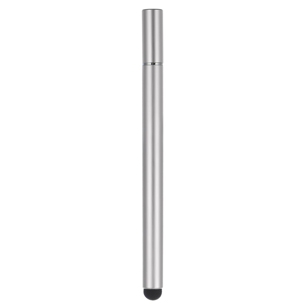 Universal Capacitive Screen Touch Pen for Mobile Phone 2 in 1 Stylus Pen Drawing Tablet Pens Smart Pen Accessories: Type3 silver