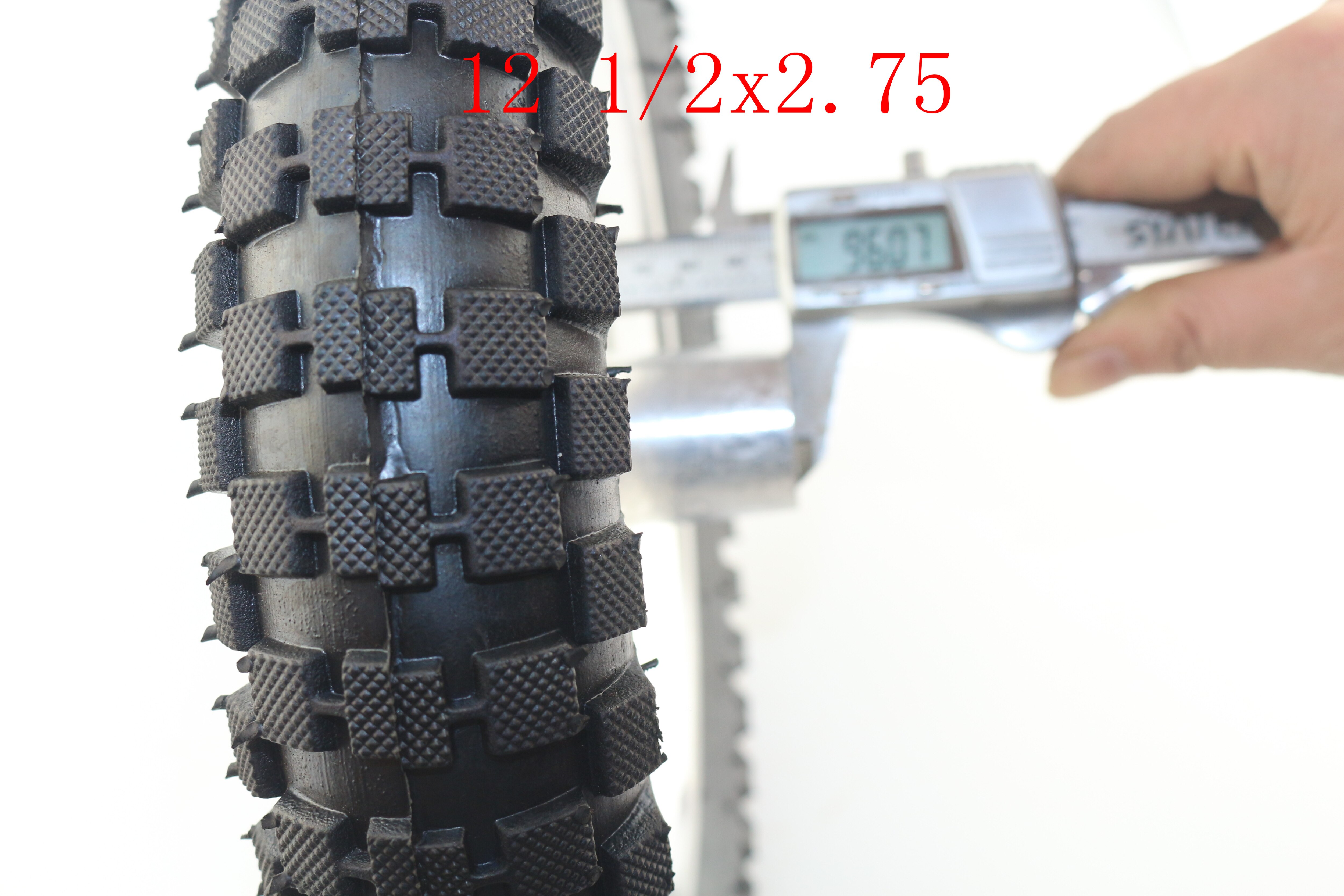 Newest 12 1/2*2.75 wheel 12 1/2 x 2.75 Front and Rear wheel assembly for Razor Dirt Bike Rocket MX350 MX400 Mini Dirtbike