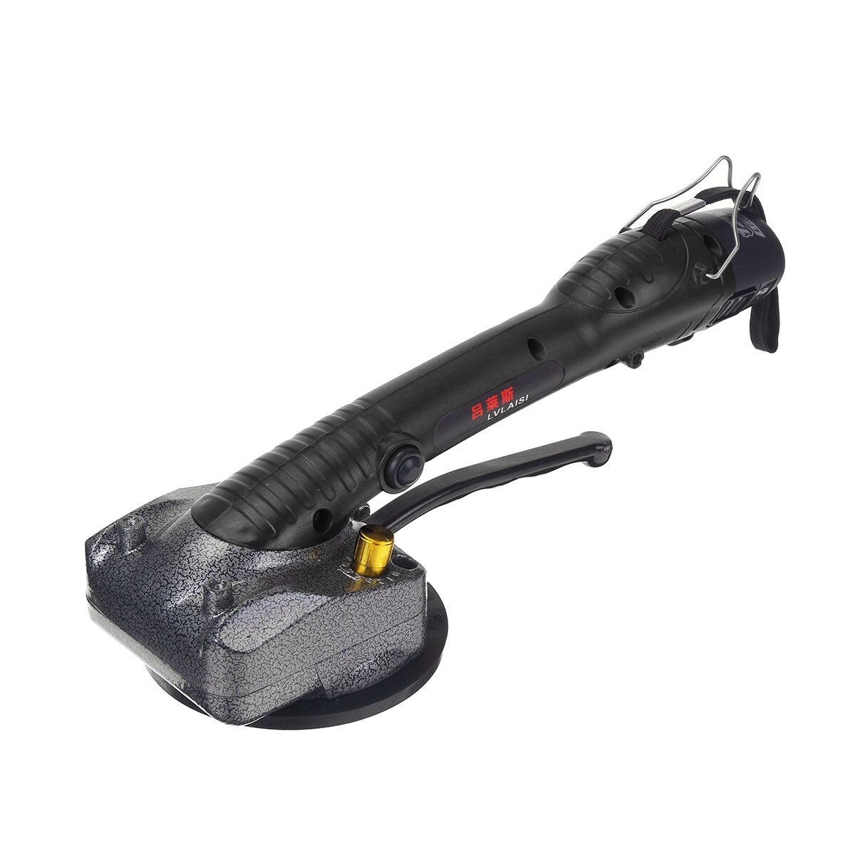 Verstelbare 1000W Tegels Tegels Machine Tegels Vibrator Zuignap Portable Automatische Floor Vibrator Nivellering Tool Met Batterij: Black