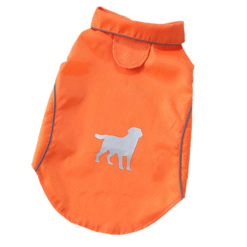 Veste imperméable pour animaux de compagnie, manteau de pluie, pour chien, chat, chiot: Orange  / M