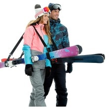 Wearable Strap Ski Strap with Shoulder Pad Skiing Anti-Slip Portable Nylon Non-Slip