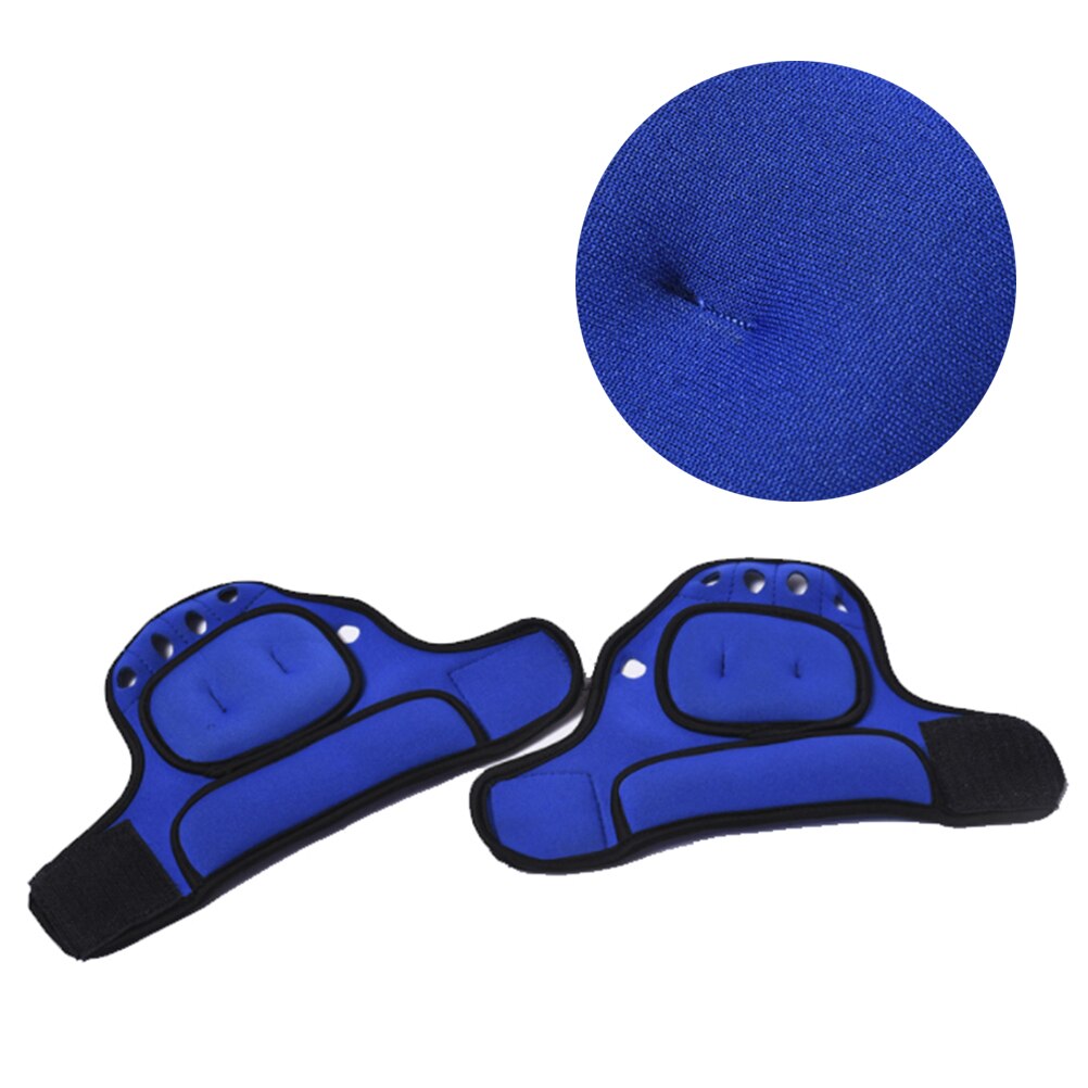 1 par  of 1kg sportfit viktade handskar handled vikt motstånd fitness träningshandske fingerlösa gym handskar för man kvinna fitn