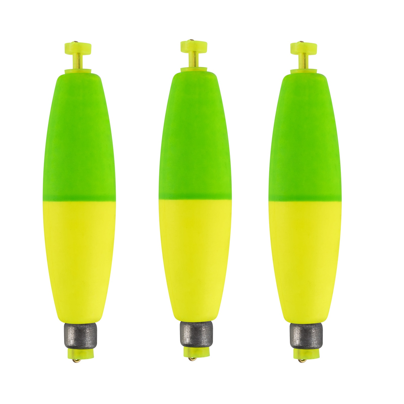 3pcs Fishing Weighted Bobbers Cigar Foam Float EVA Buoy Oval Shape Strike Indicators Snap-on Fishing Float Bass Trout Crappie: 0.5# / PURPLE