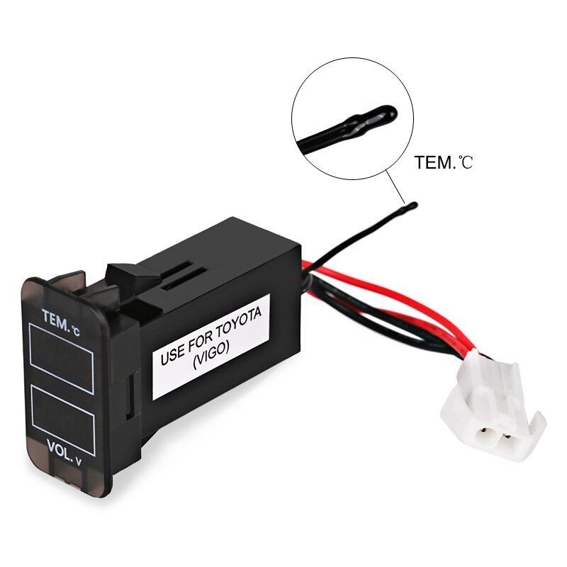 Car Auto Interface Voltage Meters 12V Dual Display... – Grandado