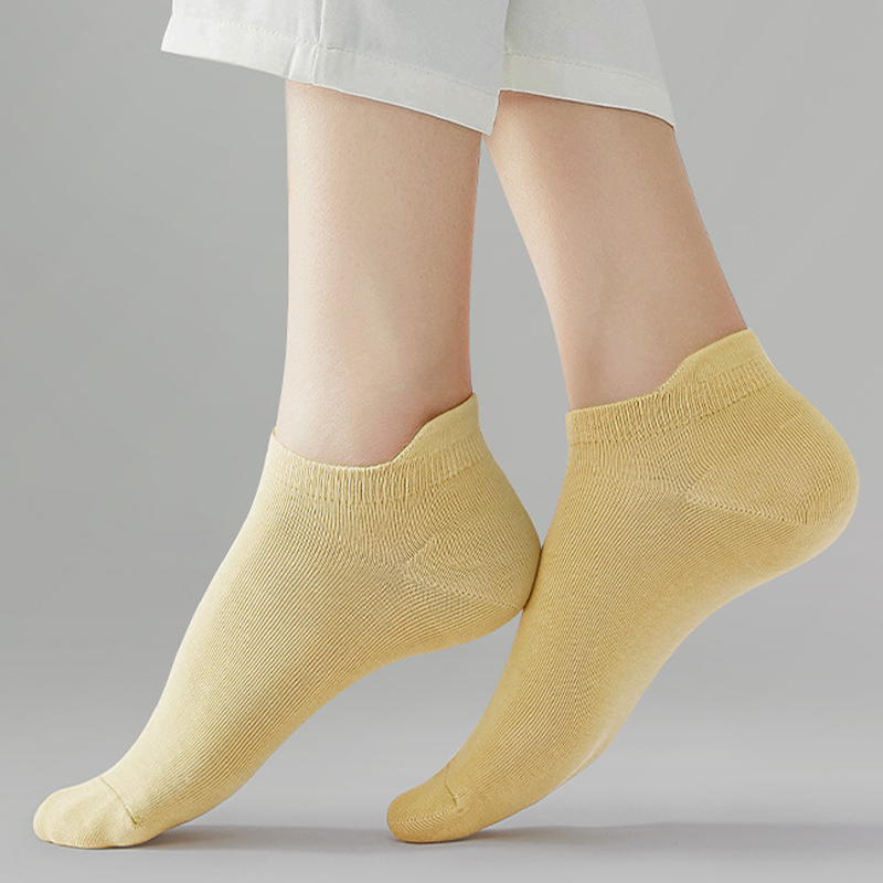 10pieces=5 Pairs Women Socks Casual Breathable Ankle Sock Summer Low Cut Cotton Thin Short Elastic Sox calcetines