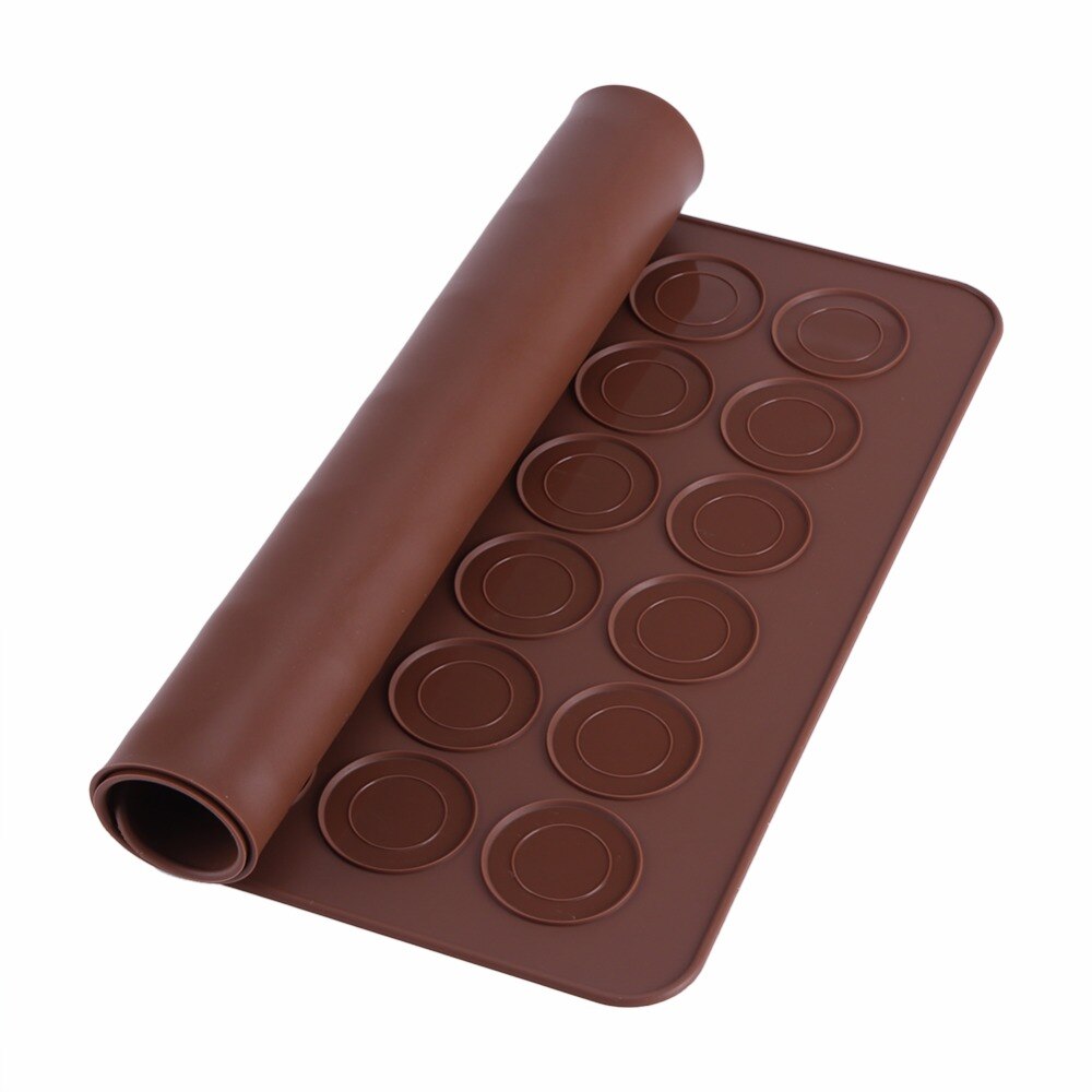48 gaten Macaron Siliconen Bakken Mat Siliconen Mat Voor Oven Non-stick Bakken Macaron Cake Pad Bakvormen Gebak Bakken gereedschap