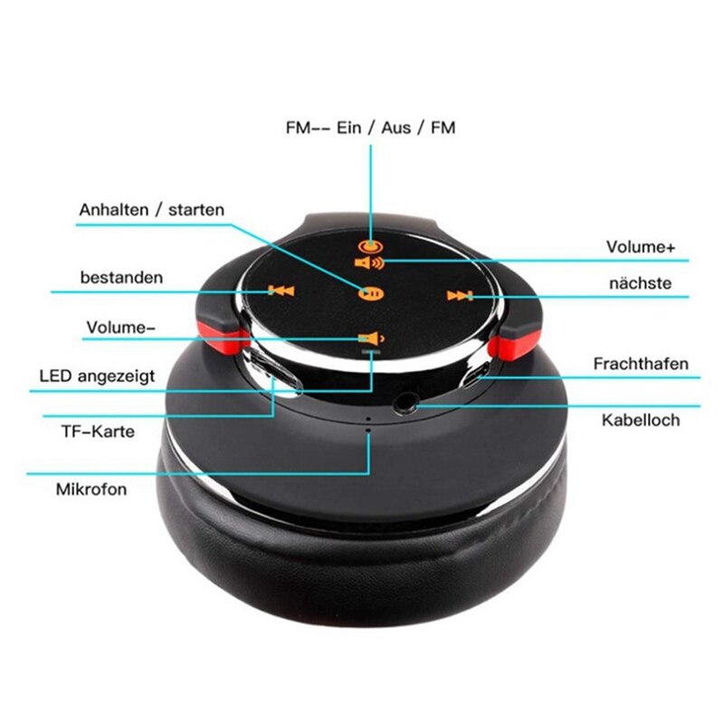 Bluetooth Headset Bluetooth Draadloze Headset Gaming Headset Subwoofer Sport Headset