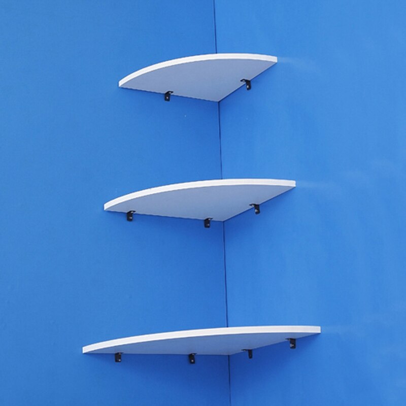 3 stuks hoek badkamer plank organizer wandplank keuken opbergrek douche houder thuis boekenplank planken opbergruimte