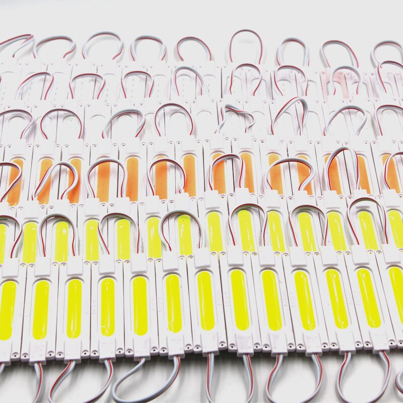 20Pcs Cob Led Modules Licht 7020 Reclame Modules Lichtgevende Tekens Backlight Modules IP68 Waterdichte Strip Samsung Chip