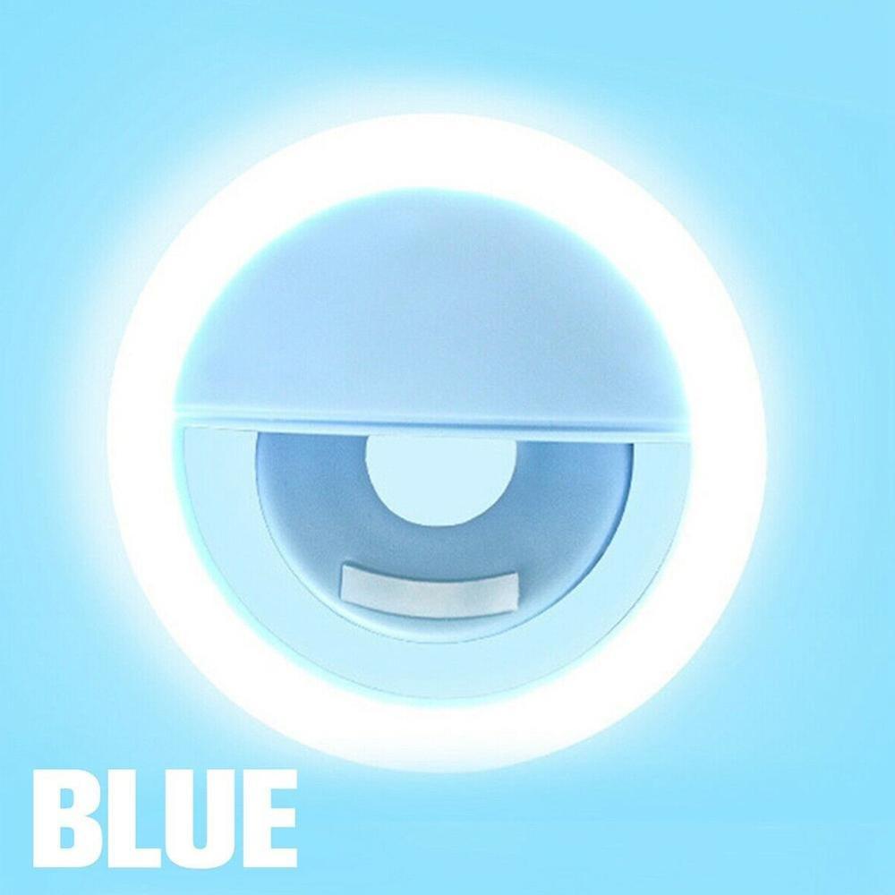 Mini Selfie Led Ring Licht Invullen Draagbare Mobiele Telefoon Mobiele Selfie 3 Niveaus Verlichting Voor Alle Lamp Clip Telefoons Lichtgevende ring M4R1