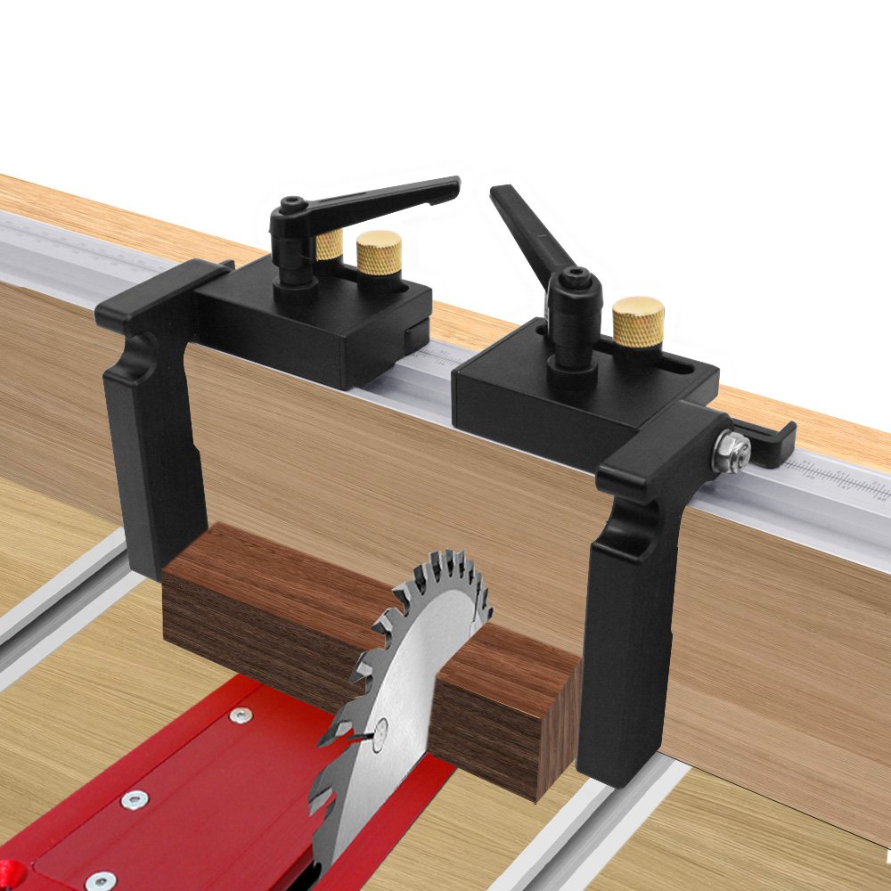 Butée marketà onglets pour table de scie, butée à onglets, calcul d'arrêt, travail, fente en T, bancs de toupie