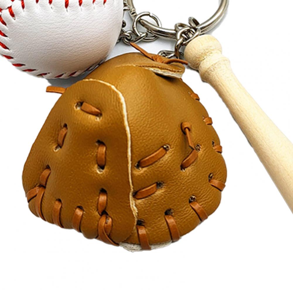 Porte-clés de Baseball en trois dimensions, 2 pièces, décorations, pendentif , rangement de jouets pour la maison