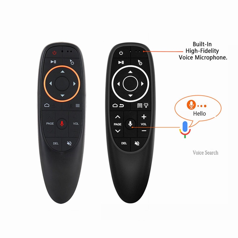G10 G10S Pro Voice Afstandsbediening 2.4G Draadloze Air Mouse Gyro Sensing Game Ir Leren Voor Android Tv Box met Usb Ontvanger
