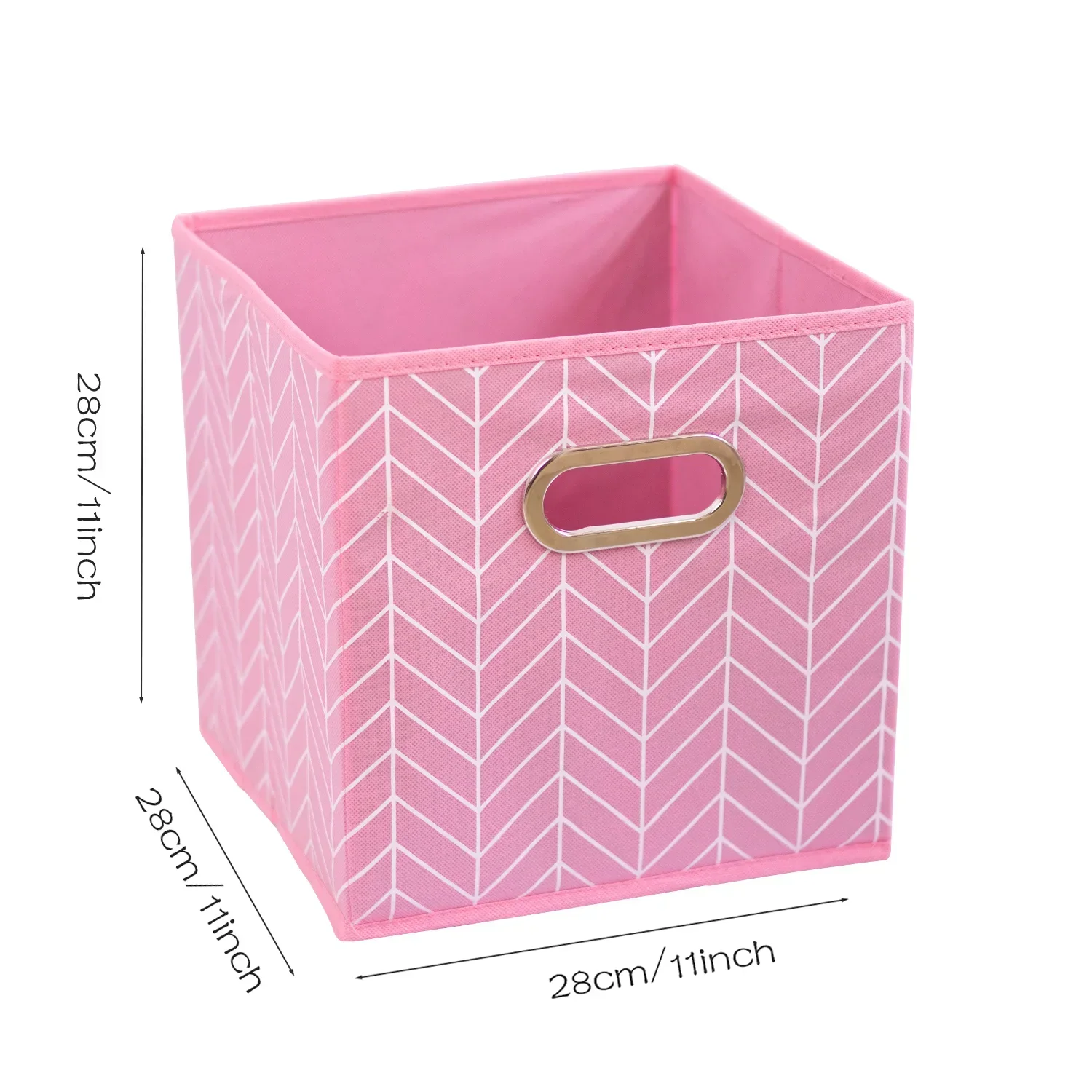 Foldable Clothing Storage Box Cube Drawer for Closet Multi-function Sundries Storage Organizer With Handle for Storage Shelves: Chocolate