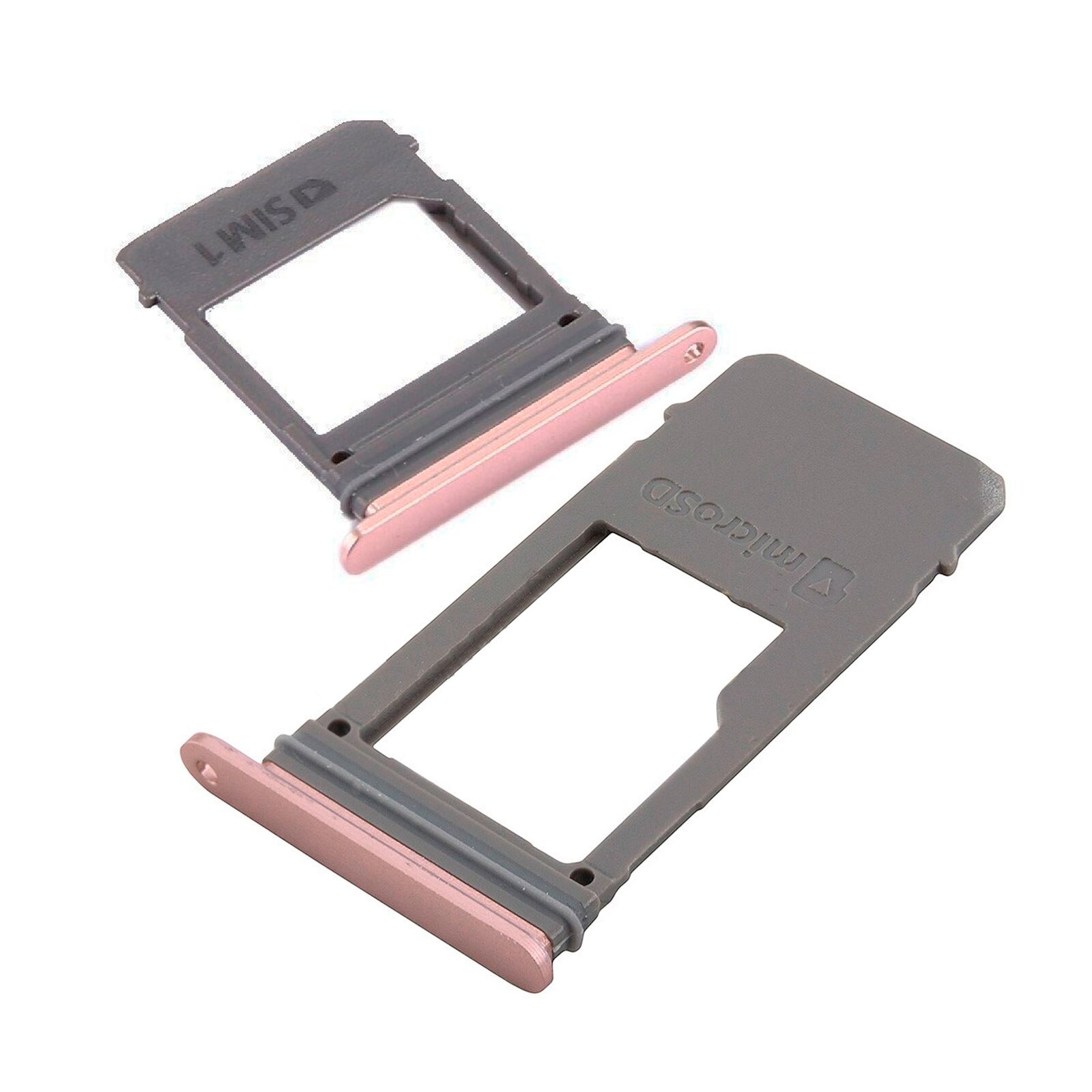 Pack x2 Plateau Porte Sim CARTE SD Samsung Galaxy A5 SM-A520F Rose D'origine
