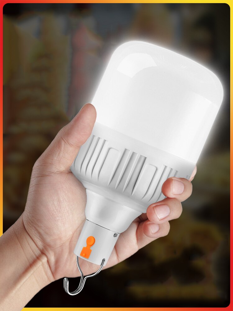 Acecorner Usb Oplaadbare Gloeilamp Outdoor Camping 5 Model Dimbare Draagbare Lantaarn Noodverlichting Bbq Opknoping Nachtlampje