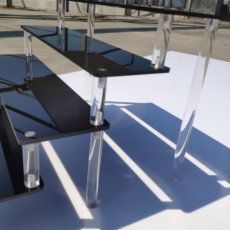 Acrylic Display Stand Fragrance Stand Jewelry Ladder Shelf Hand-made Figure Stand Organizer Rack Blind Box Perfume Model Holder