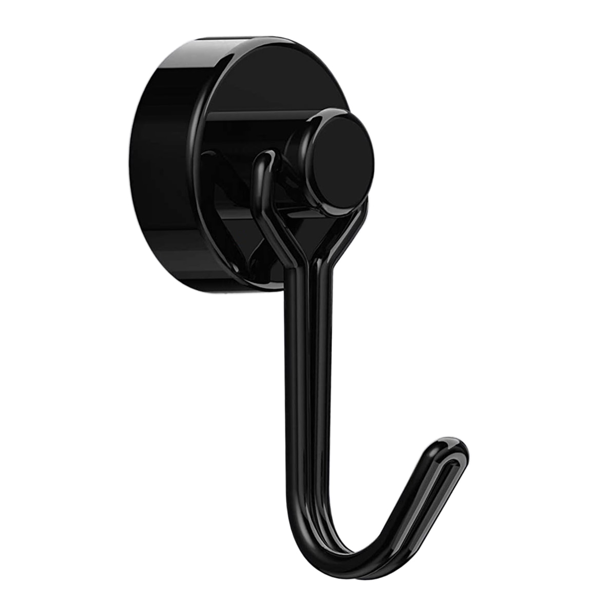 schwer Pflicht Magnetische Haken, Starke Neodym Magneten Haken für Heimat, Kühlschrank, Grill, Küche, schlüssel Halfter, Schwarz, Multi-Zweck
