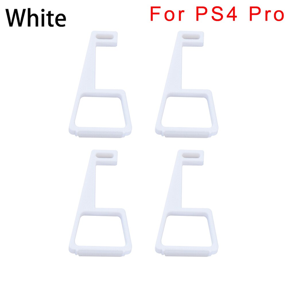 4Pc Game Console Horizontale Houder Beugel Cooling Voeten Desktop Stand Voor Sony PlayStation4 PS4 Slanke Pro Game Accessoires: white For PS4 Pro