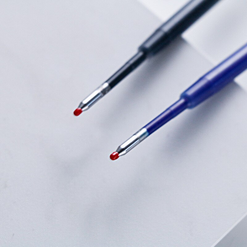 G2 red blue black water based signature refill 0.5mm rotating metal pen to replace carbon refill and press the neutral core