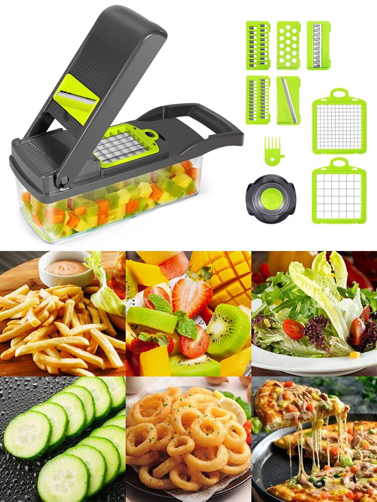Upgrade Multifunction 8In1 Vegetable Fruit Slicer ... – Vicedeal