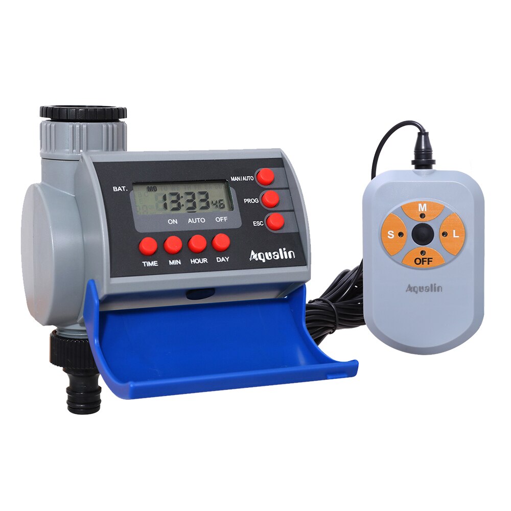 Home Garden Automatic Water Timer Solenoid Valve Digital Irrigation Controller 21002A and Rain Sensor 21103 and Humidity Sensor: with humidity sensor