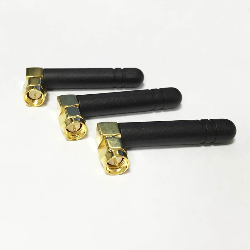 1Pc 3G Gsm Antenna 900-1800Mhz 1.5Dbi Omni Sma Male Right Angle Cdma Wcdma Tdscdma Aerial Phone Antenna