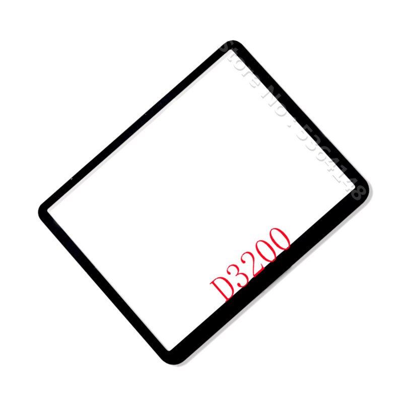 10 PCS LCD Screen Window Display (Acryl) outer Glas Voor NIKON D3200 D3300 Camera Screen Protector + Tape
