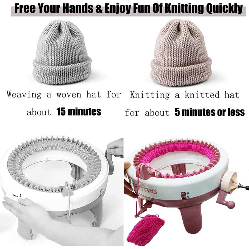 Knitting Machine Drill Attachment for Sentro Knitting Machine Adapter 3 Quick Knit for Sentro 22 Sentro 40 Sentro 48