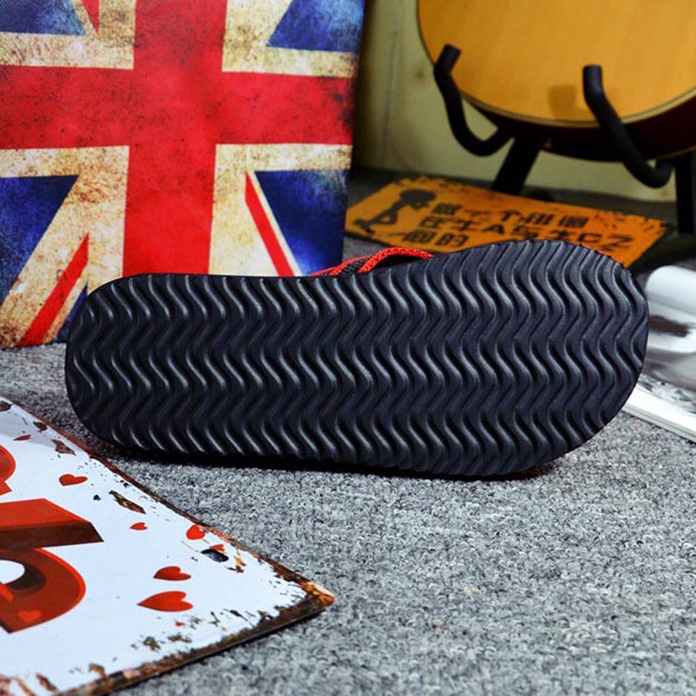 Man slippers house flip flops Stripe Flip Flops Shoes Summer Sandals Male Slipper Flip-flops colorful flat Beach Home Shoes