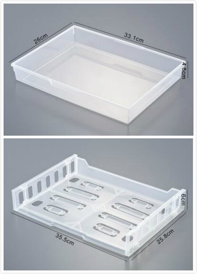 Desk File Organizer Combination Storage Rack Office Accessories A5/A6 Magazine Paper Tray 2 PCS/Lot Document Letter Holder: Blue