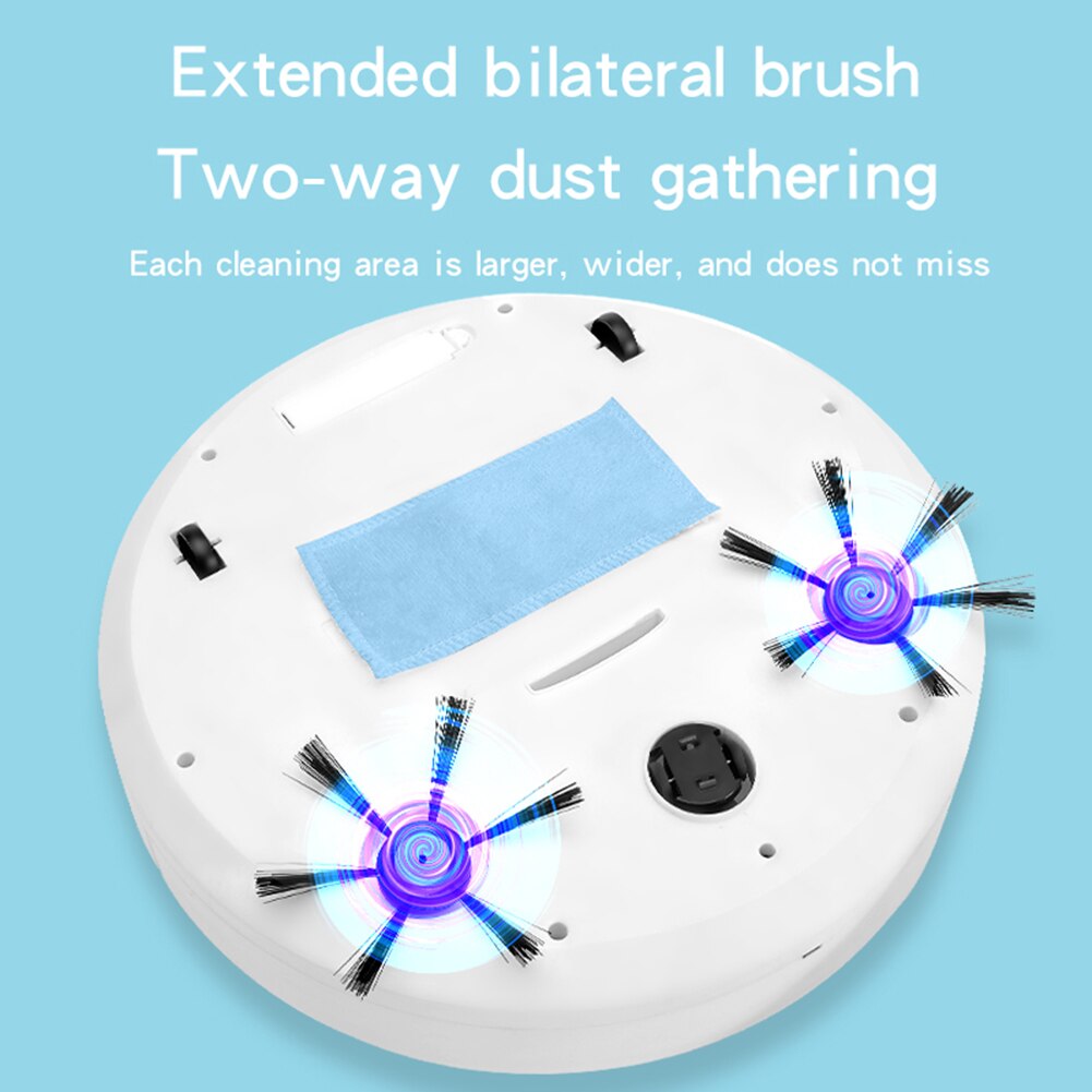 Low Noise Smart Sweeping Robot Automatic Floor Mopping Sweeper Vacuum Cleaner Suction Dust Hair Broom Cleaning Machine