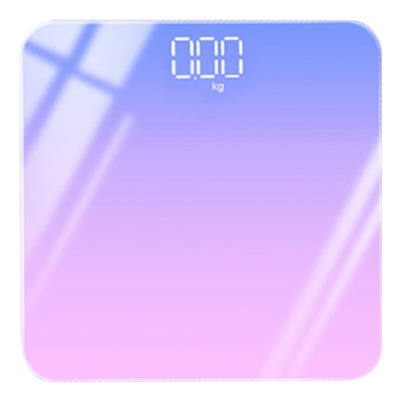 N0HB Weight Scale Precision Body Bathroom Scale Digital Electronic Scale Tempered Glass Easy Read Backlit LCD Display: Default Title