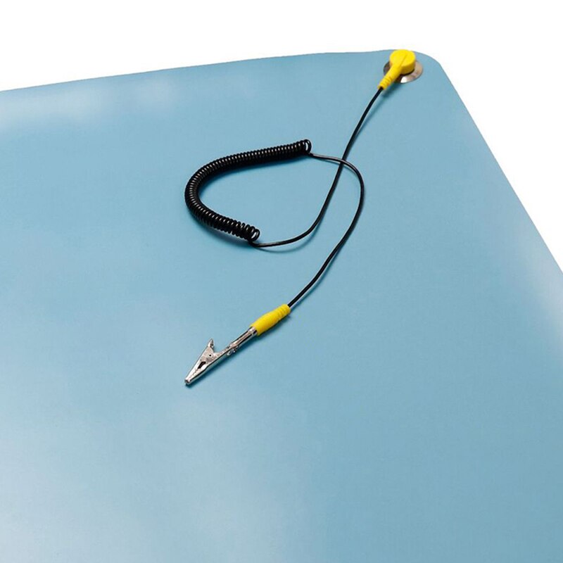 ESD Anti-Static Big Desk Pad Maintenance Platform Ground Wire ESD for Repair Work Mats 700 X 500Mm