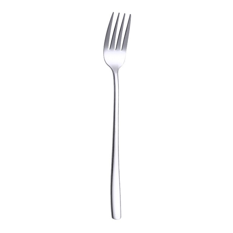 Rainbow Stainless Steel Mirror Tableware Knife Fork Spoon Flatware Dinner Set Rainbow Rose Western Style Dinnerware Cutlery: 2