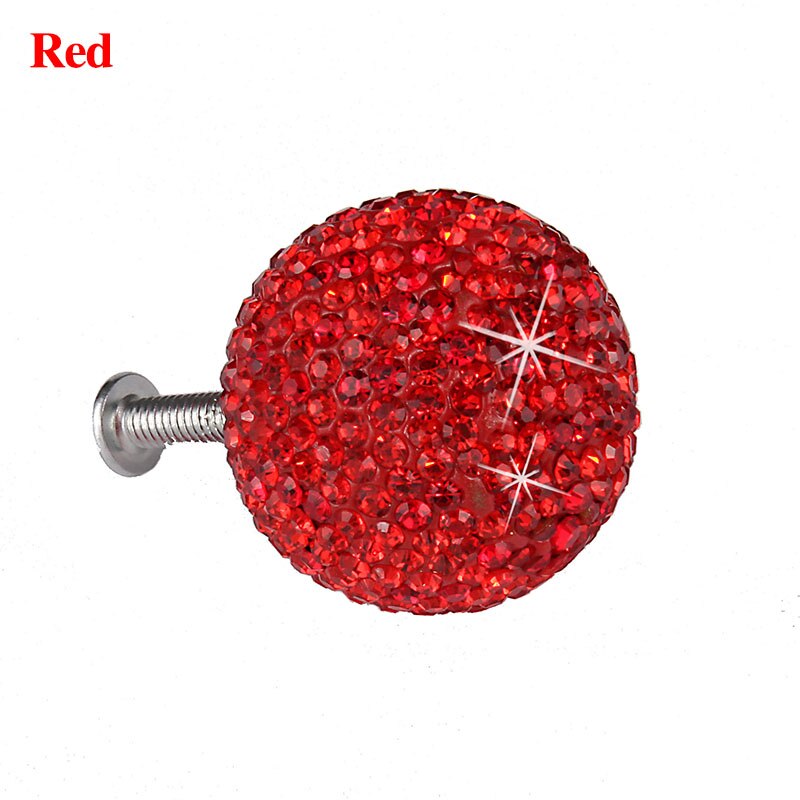 Morden Crystal Handvat Diamant Knop Kabinet Lade Kast Deurknoppen Furniture Hardware Shiny Crystal Bal Handgrepen