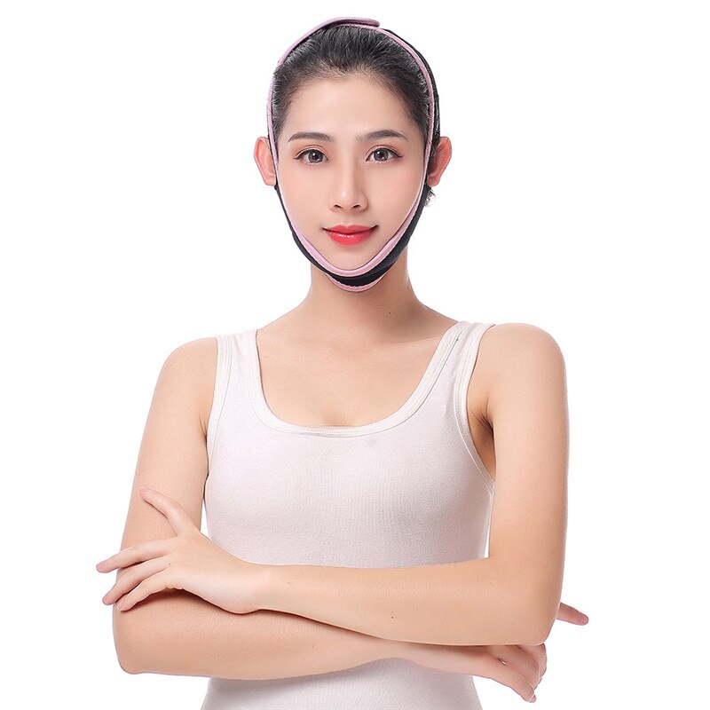 Ansigt slankende rem til kvinder ansigts slankende værktøj v-line løftebånd sculpt bandage mand modellering rem ansigt fast bælte