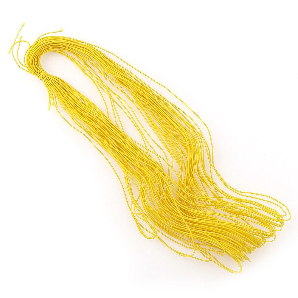 Corde élastique pour noyau élastique | 20 m/ensemble de 14 couleurs, 0.8mm ligne caoutchouc élastique, cordon de perles en Nylon, bracelet à bricoler, collier bijoux couture, accessoires de couture: DK1277-5