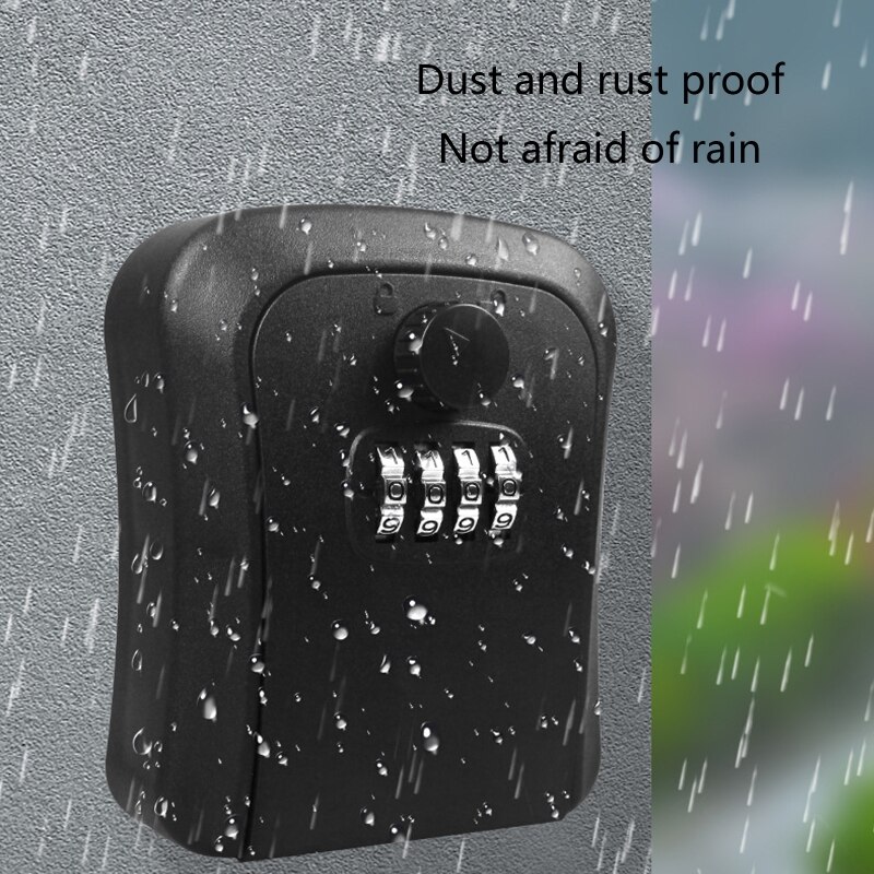 Key Storage Lock Box Wall Mounted for Multiple Keys Car Keys Access Cards Provide Keys to Family Members Tenants