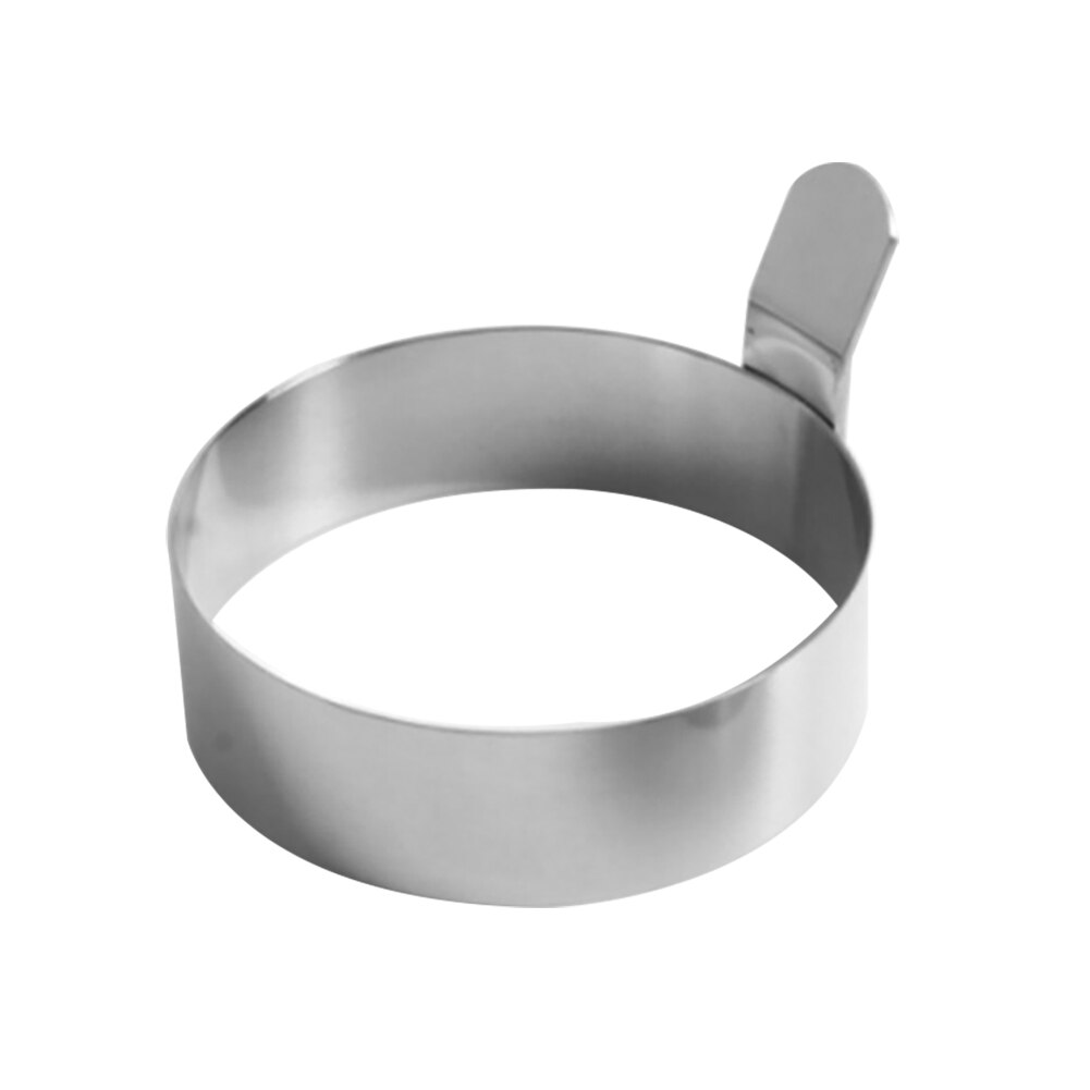 Roestvrijstalen ei-omelet ronde eivorm omelet gebakken ei model keukengereedschap en gadgets: 7.5cm