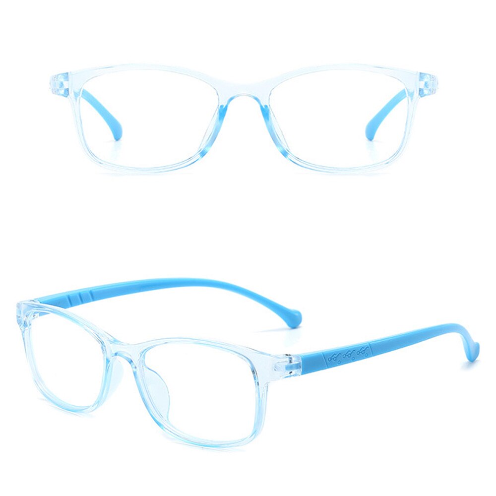 1Pc Anti-blue Light Kids Glasses Children Square Optical Frame Eyeware Boys Girls Computer Transparent Eyeglasses