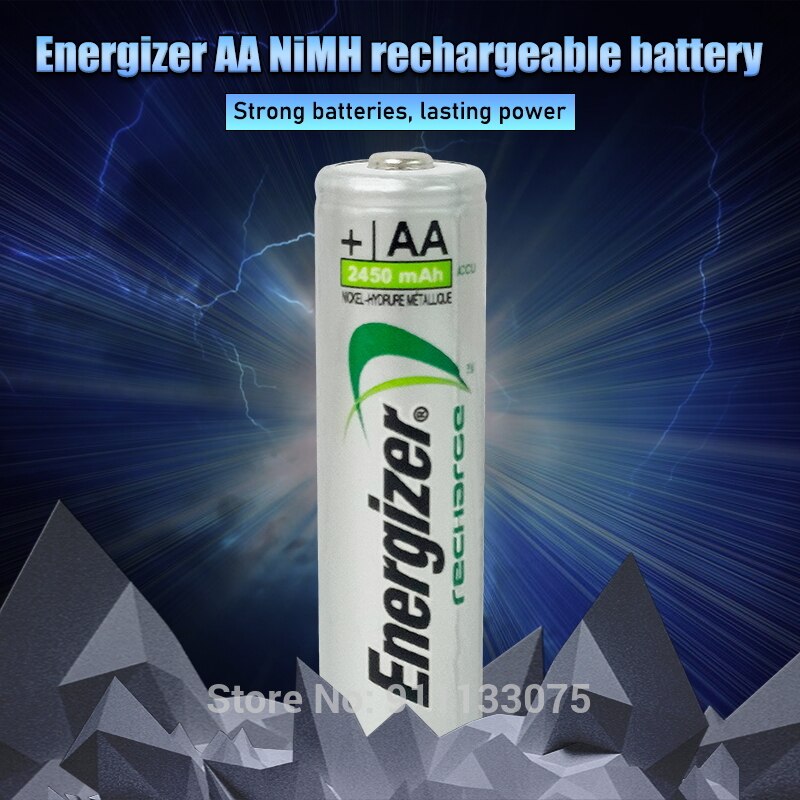 Energizer Original 1.2V AA Rechargeable Batteries 2450mAh Ni-MH AA Battery for camera Anti-dropping toy car