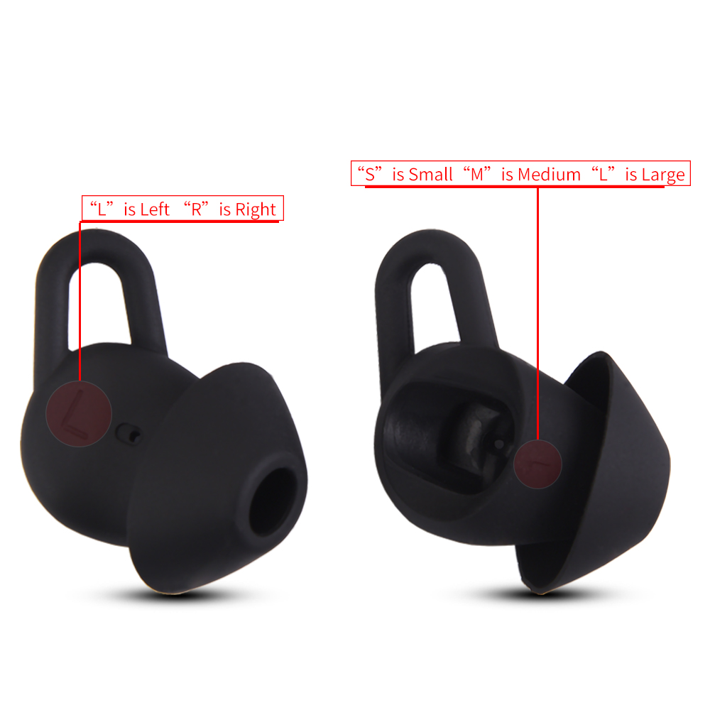 6 Stuks Siliconen Oordopjes Voor Huawei Freelace Pro2 Oordopjes Oortips Freelace Pro 2 Oortelefoon Tips Koptelefoon Oordopjes