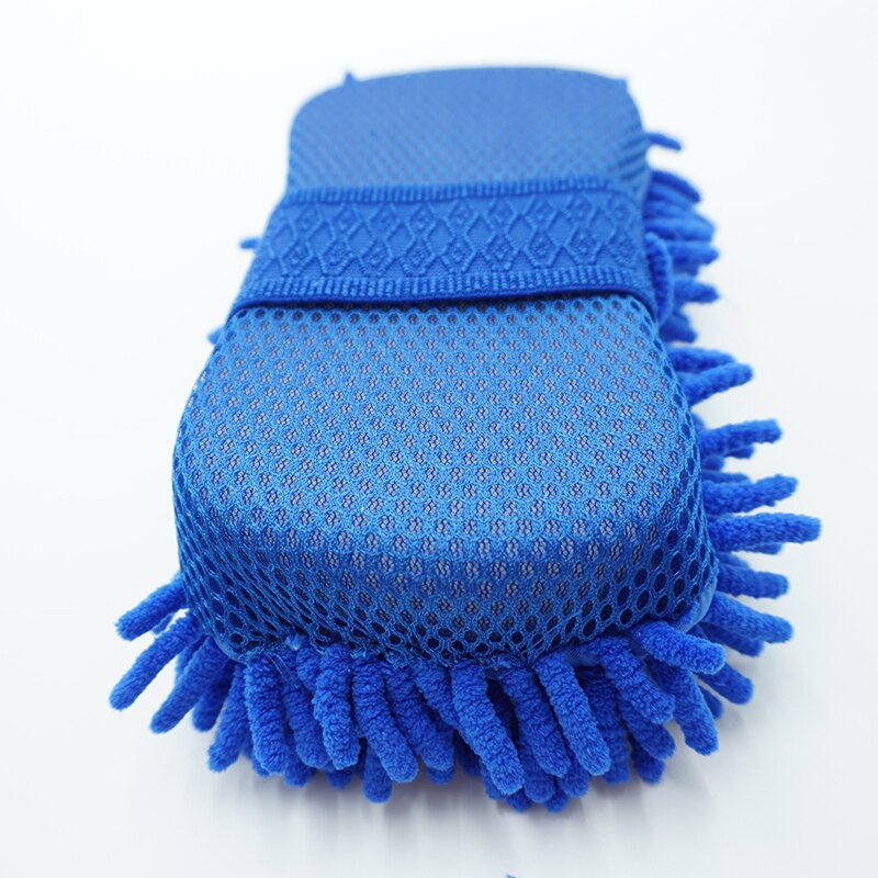 Éponge de lavage de voiture corail, 1/2 pièces, brosses de nettoyage de voiture, gants Chenille, fournitures de nettoyage de beauté