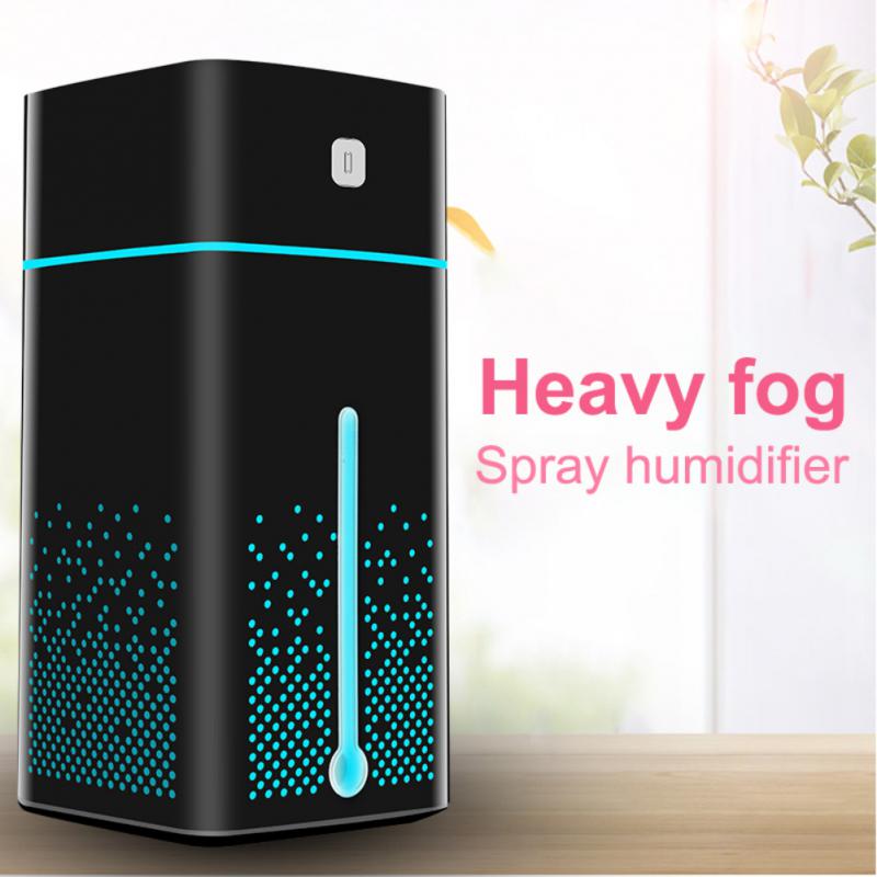 Mini Air Humidifier LED Night Light Ultrasonic USB Aromatherapy Diffuser Humificador Sprayer Disinfection Portable Office Home