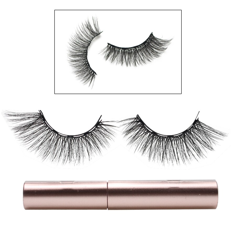 Set di ciglia magnetiche 3D impermeabile duraturo Eyeliner magnetico naturale magnete ciglia estensione trucco Kit ciglia finte: SA129