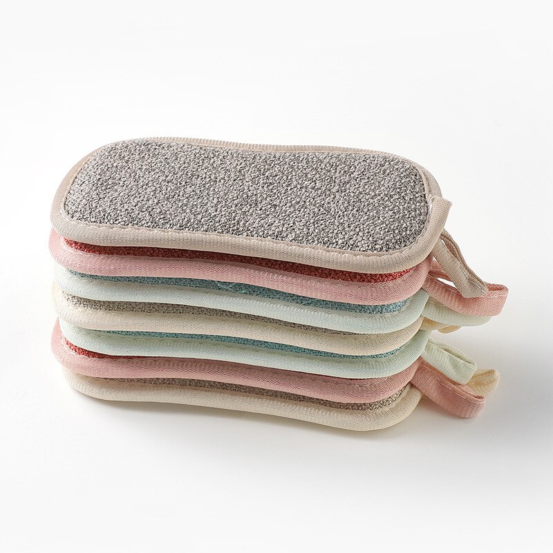 1PC kitchen Microfiber Cleaning Sponge for washing dishes pan brush Kitchen sponge Rust Removing Clean Cloth Eraser Sponge
