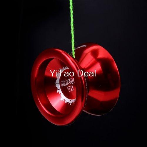 Magic yoyo red  t5 legering aluminium yo-yo yoyo leksak