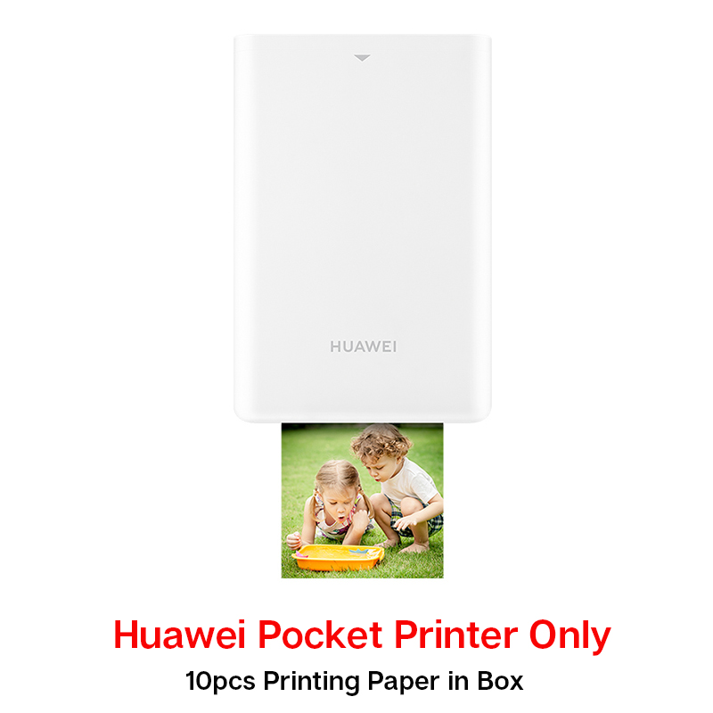 Original Huawei Mini Photo Printer Portable Pocket Printers 313*490dpi Bluetooth Support Share 500mAh Mobile Phone AR Printer