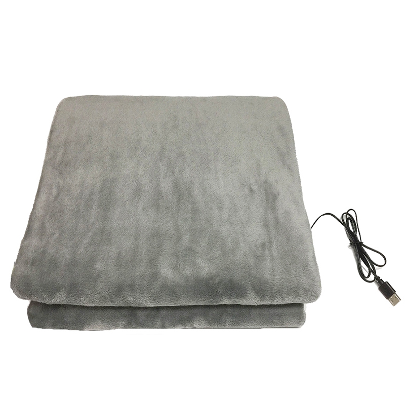 manta de coche, 12V manta térmica de viaje de vellón con adaptador de CA para suministros de coche RV-gran clima frío